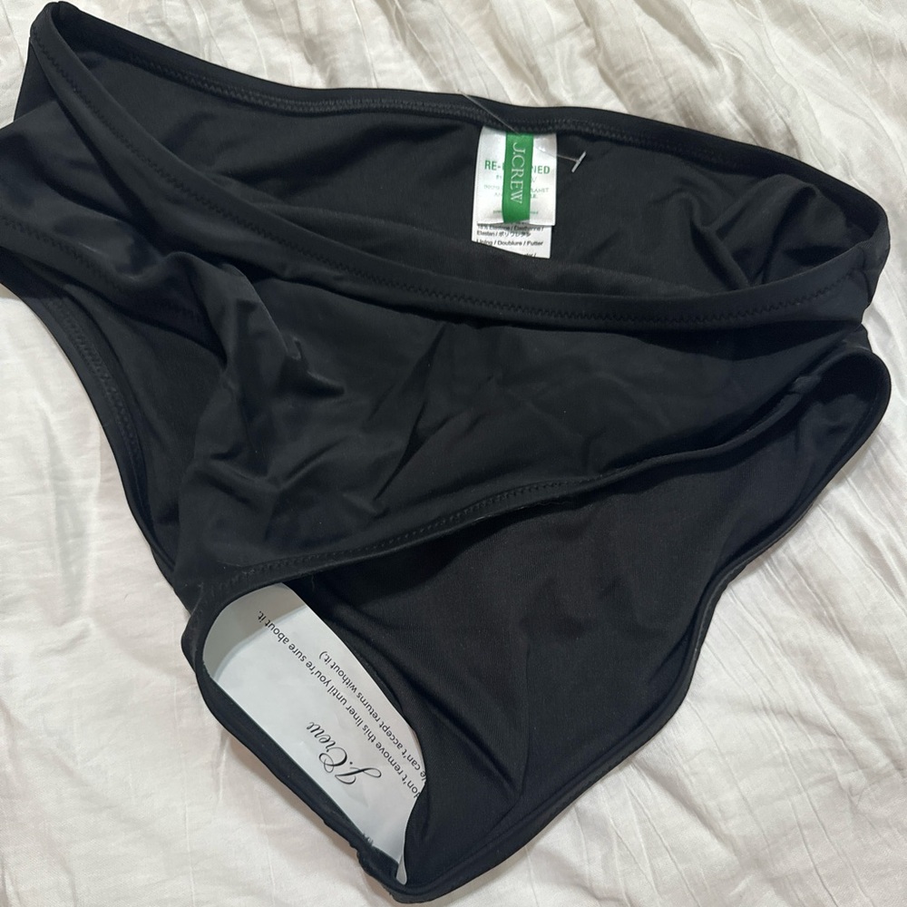 JCrew black High Rise Bikini Bottom - Picture 4 of 4